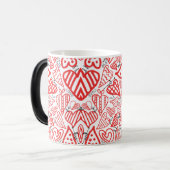 ハートと愛のバレンタインデー モーフィングマグカップ (正面左)