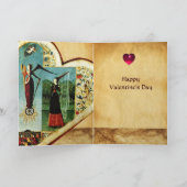 ハートと愛の寓話バレンタインデー シーズンカード (内部)