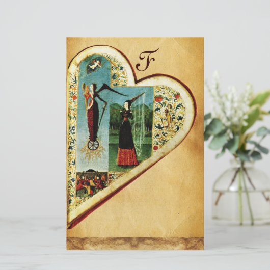 ハートと愛の寓話バレンタインデー 便箋 (スタンド正面)