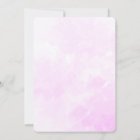 ハートと愛の楽しい水の色パターン セーブザデート (裏面)