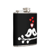 ***ハートと愛の鳥***彼女のためのフラスコ フラスク (右)