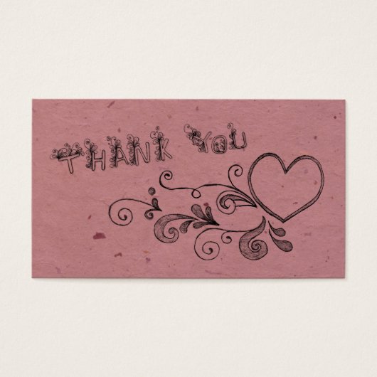 ハートと旋回感謝していする (正面)