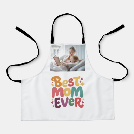 ハートと星のベストマムエバー エプロン (正面)