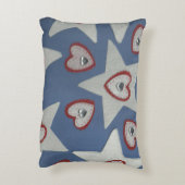 ハートと星 アクセントクッション (裏面(縦))