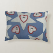 ハートと星 アクセントクッション (裏面)