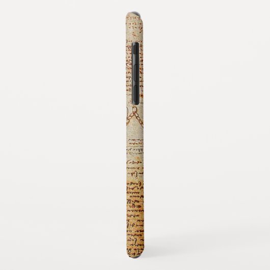 ハートと気管支動脈ジェムモノグラム Case-Mate iPhoneケース (裏面/左)