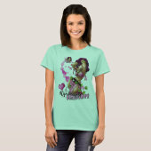 ハートと海馬 Tシャツ (正面フル)