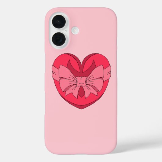 ハートと矢じりとリボン Case-Mate iPhoneケース (裏面)