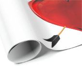 ハートと矢印の折り返し紙 ラッピングペーパー (ロールコーナー)