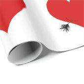 ハートと矢印の折り返し紙 ラッピングペーパー (ロールコーナー)