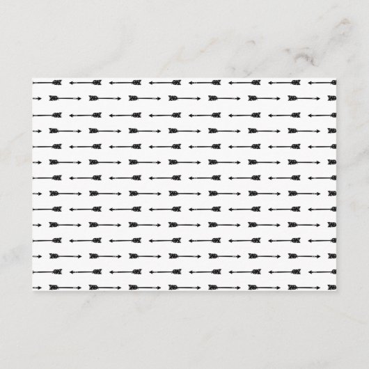 ハートと矢印モノグラム |カップルのアドバイス アドバイスカード