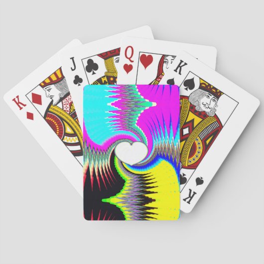 ハートと緩和曲線 トランプ (裏面)