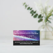 ハートと脳通信 名刺 (スタンド正面)