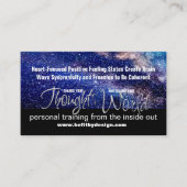 ハートと脳通信 名刺 (正面)