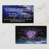 ハートと脳通信 名刺 (正面/裏面)