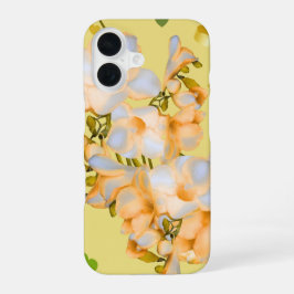 ハートと花のエレガントなスマホケース iPhone 16ケース