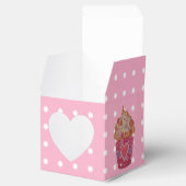 ハートと花のカップケーキ フェイバーボックス (オープン)