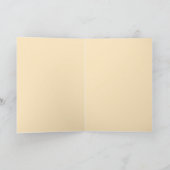 ハートと花のカード カード (内部)