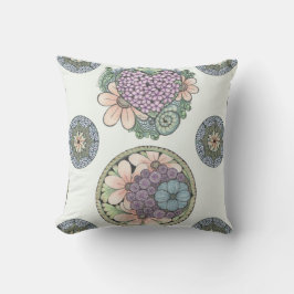 ハートと花のドゥードゥードアートクッション クッション