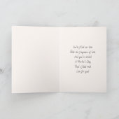 ハートと花の幸せな母の日 カード (内部)