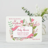 ハートと花の招待 招待状 (スタンド正面)