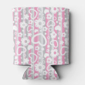 ハートと花の模様 缶クーラー (裏面)