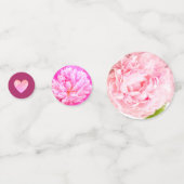 ハートと花オンバラ金ゴールド コンフェッティ (正面)