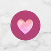 ハートと花オンバラ金ゴールド コンフェッティ (スモール正面)