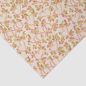 ハートと花バレンタインのデコパージュ 薄葉紙 (詳細)