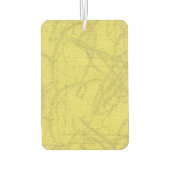 ハートと花抽象芸術 カーエアーフレッシュナー (裏面)