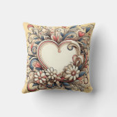 ハートと花装飾用クッション クッション (裏面)