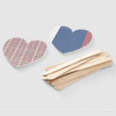 ハートと花 ハンドファン (組立なし)