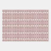 ハートと花 ラッピングペーパーシート (正面3)