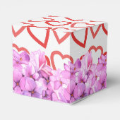 ハートと花for私のバレンタインデーのお願いボックス フェイバーボックス (裏面サイド)