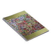 ハートと落書き ノートブック (右側)