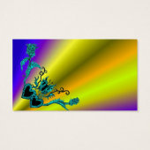 ハートと蝶が虹を描く (裏面)