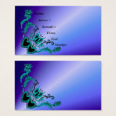 ハートと蝶が虹を描く (正面&裏面)