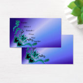 ハートと蝶が虹を描く (デスク)