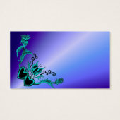 ハートと蝶が虹を描く (裏面)