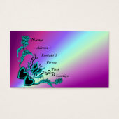 ハートと蝶が虹を描く (正面)