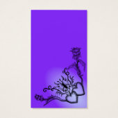 ハートと蝶が虹を描く (裏面)