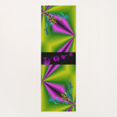 ハートと蝶が虹を描く ヨガマット (裏面)