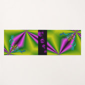 ハートと蝶が虹を描く ヨガマット (正面(横))