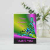 ハートと蝶 シーズンポストカード (スタンド正面)