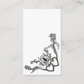 ハートと蝶 名刺 (裏面)