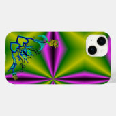 ハートと蝶 Case-Mate iPhoneケース (裏面 (横))