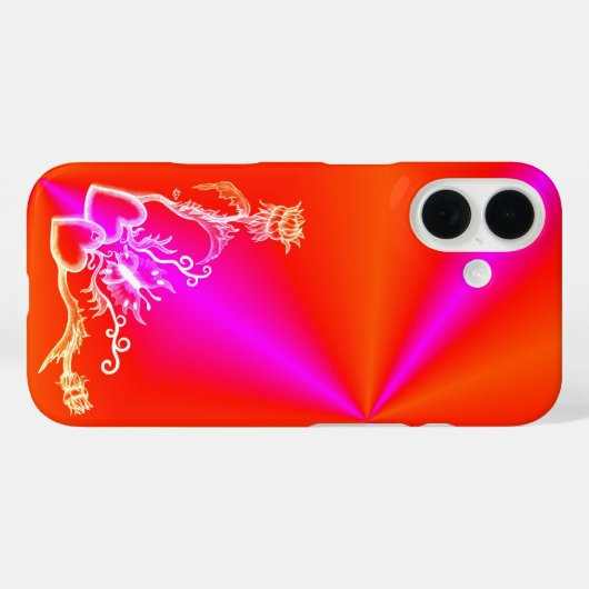 ハートと蝶 Case-Mate iPhoneケース (裏面 (横))