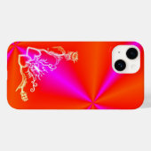 ハートと蝶 Case-Mate iPhoneケース (裏面 (横))