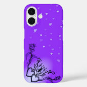 ハートと蝶 Case-Mate iPhoneケース (裏面)