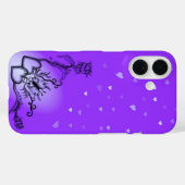 ハートと蝶 Case-Mate iPhoneケース (裏面 (横))